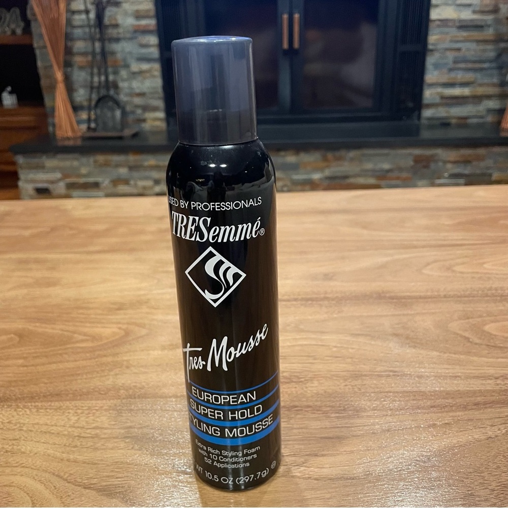 New-rare find: Tresemme Tres Mousse European super hold styling mousse